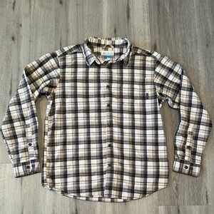 EUC COLUMBIA SPORTWEAR Men's Lightweight Plaid Button-Down Shirt Medium